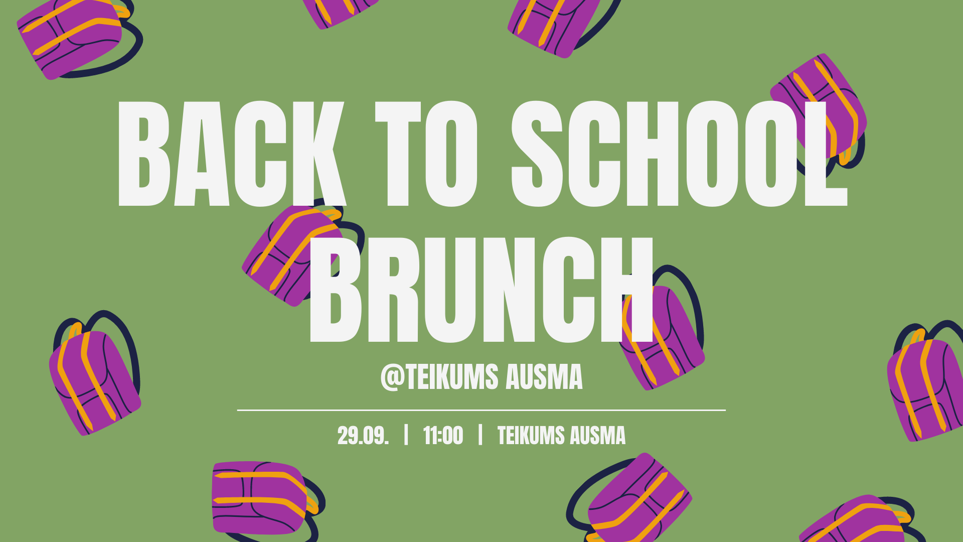 Back to School Brunch @Teikums Ausma