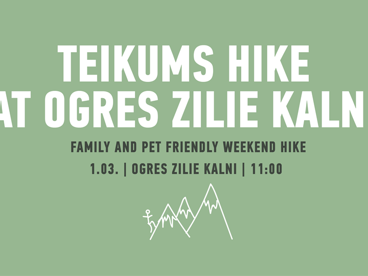 Teikums Hike at Ogres Zilie kalni