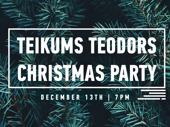 Teikums Teodors Christmas party