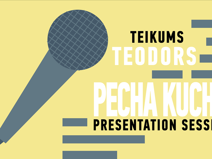 Teikums Teodors Pecha Kucha presentation session