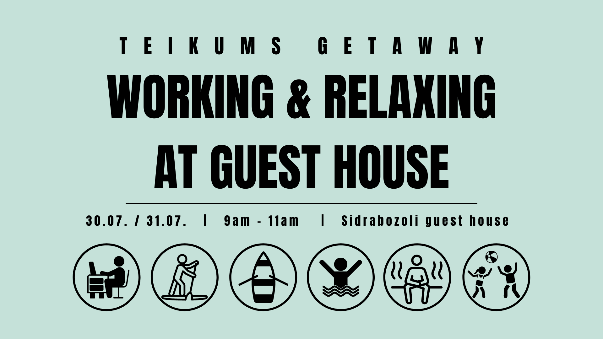 Teikums Getaway // Working & Relaxing at Guest house